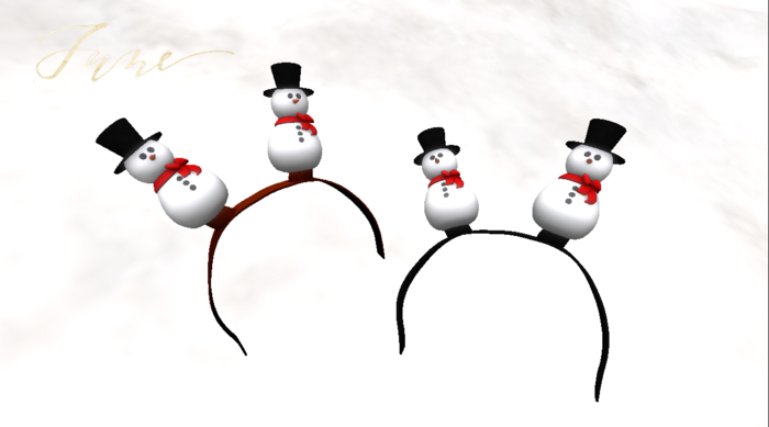 JUNE ~  Snowman Hairband