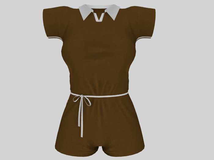 .:PS Store.: Polo romper Brown LEGACY