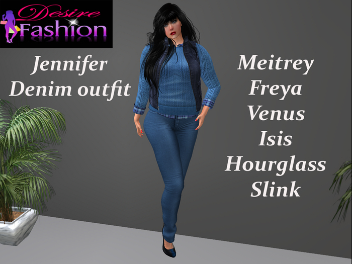 Jennifer Denim Outdit Blue