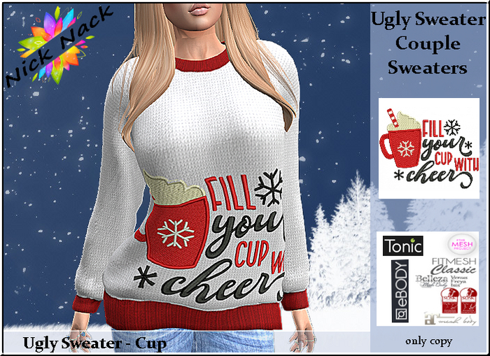 UglySweater-Female-Cup