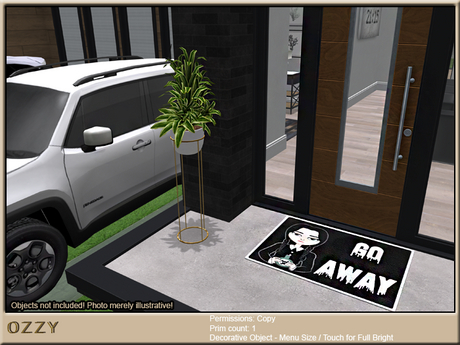 Wednesday Rug Second Life Marketplace - *$OZZY$* Rug Wednesday