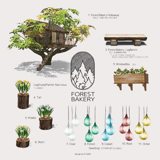 1. PLAAKA ForestBakery Hideaway RARE