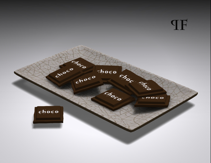 Chocolate plate 002 