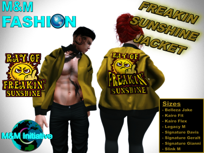 M&M Fashion - Delivery Hud - Freakin Sunshine Jacket M