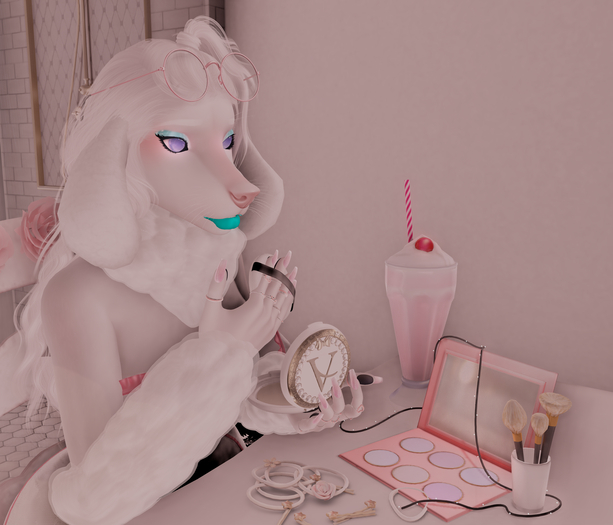 Vivid Palette Porcelain - Espen Eyeshadow + Lipstick
