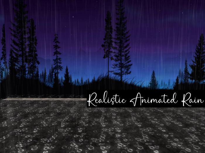 .. Indicax420 .. Realistic Animated Rain + Effects & Resize