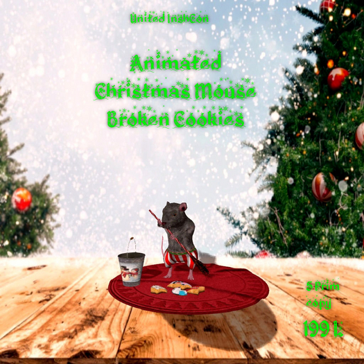 *UI* Christmas Mouse Broken Cookies v