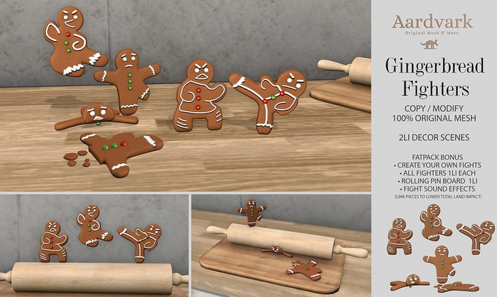 Aardvark : Gingerbread Fighters - Oops 