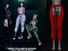 #KLUBB "Seung" Pants [Cherry]