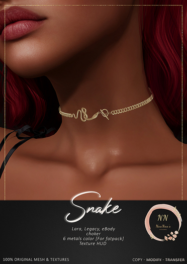 NaaNaa's Snake Choker Silver