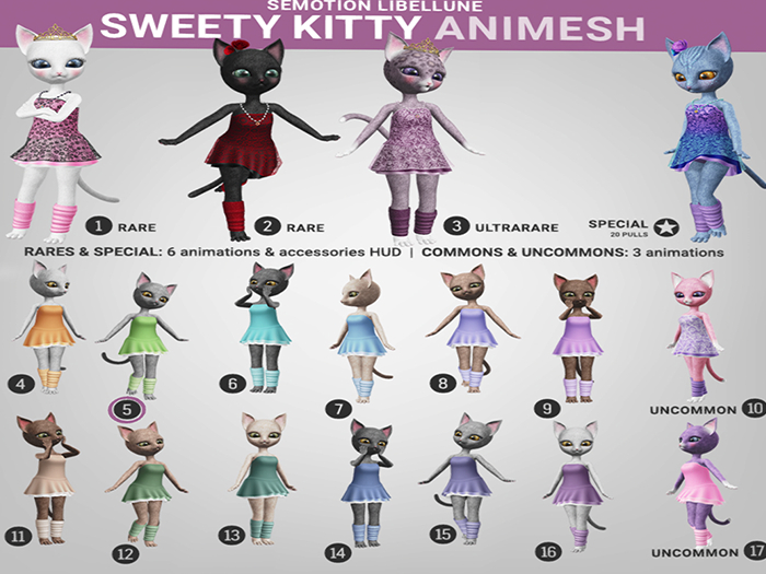 SEmotion Libellune Sweety Kitty Animesh #5
