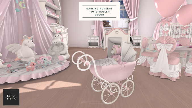{KK} Darling Toy Stroller Decor 
