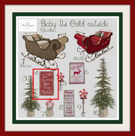 04 Bee designs Baby is Cold Outside