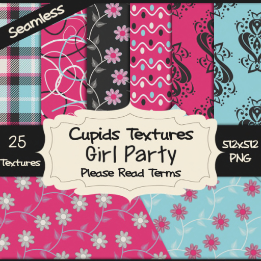 *Cupids Textures * 25 GIRL PARTY