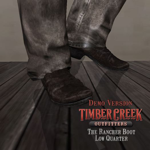 [Timber Creek] Rancher Boots-Low Qtr-DEMO