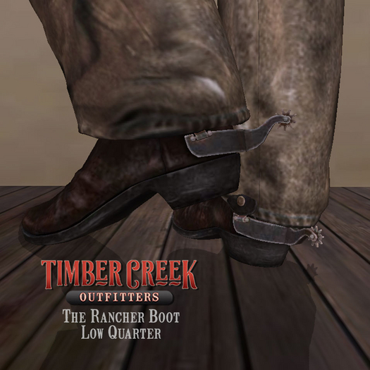 [Timber Creek] Rancher Boots-Low Qtr-Dark Brown