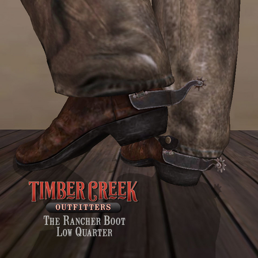 [Timber Creek] Rancher Boots-Low Qtr-Light Brown
