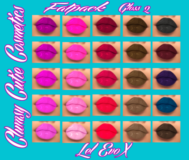 {CCC} Lel EvoX HD Lipcolor FATPACK #2