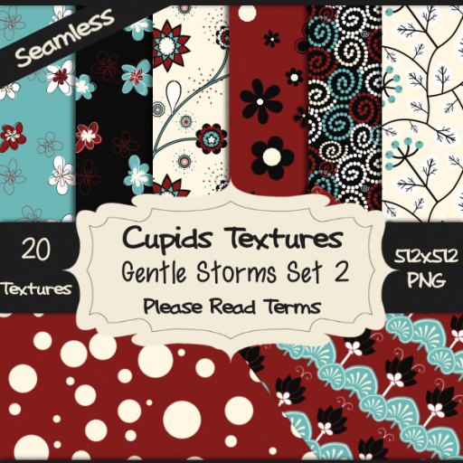 *Cupids Textures * 20 GENTLE STORMS SET 2