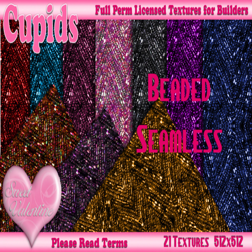 *Cupids Textures * 21 BEADED SEAMLESS
