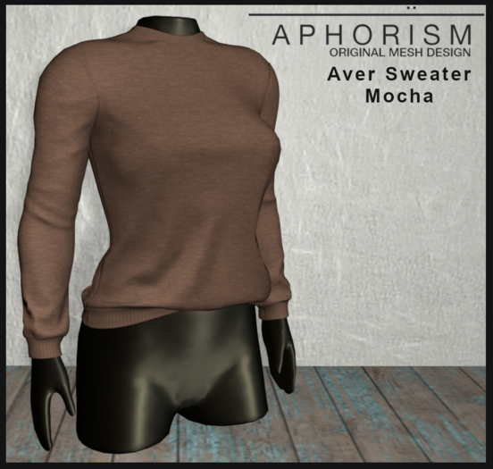 !APHORISM! - Aver Sweater Mocha