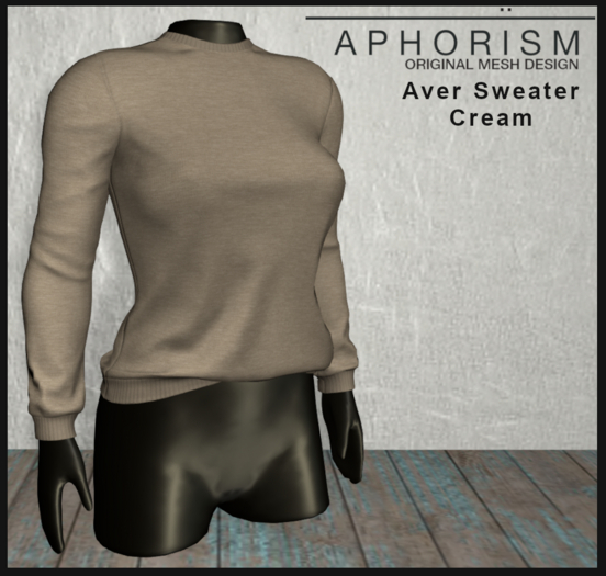 !APHORISM! - Aver Sweater Cream