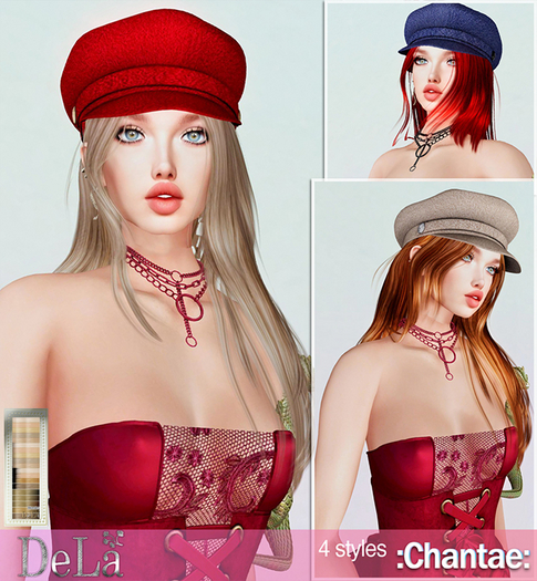 =DeLa*= Mesh Hair "Chantae" Blondes