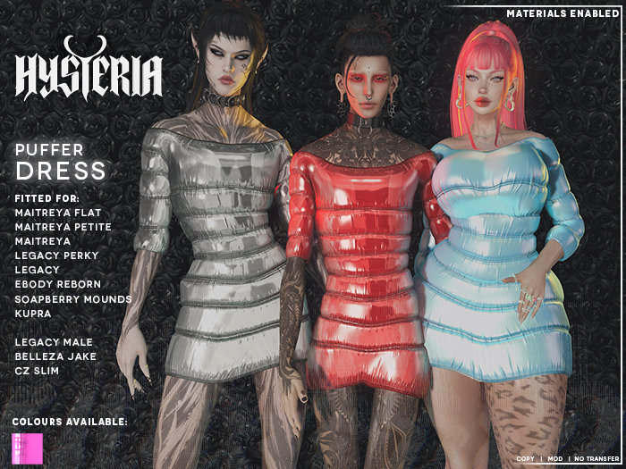 H! Puffer Dress [PINK]