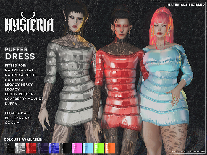 H! Puffer Dress [FATPACK]