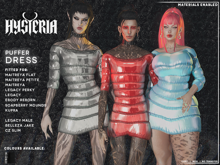 H! Puffer Dress [BLACK]