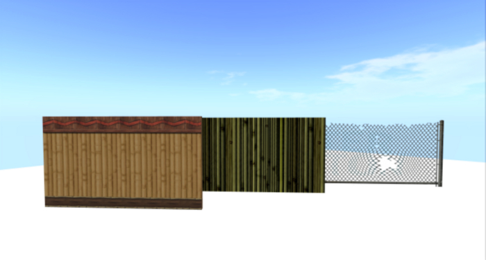 FIW Tiki Light Bamboo Fence