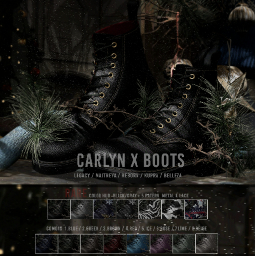 2. Savin. - Carlyn x Boots - (Legacy) - Green