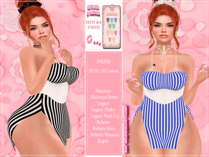 ESTILOSA & VAIDOSA - DRES MIA STRIPES 