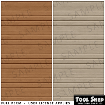 Second Life Marketplace - Tool Shed - Wood Siding 2 - Pack 1