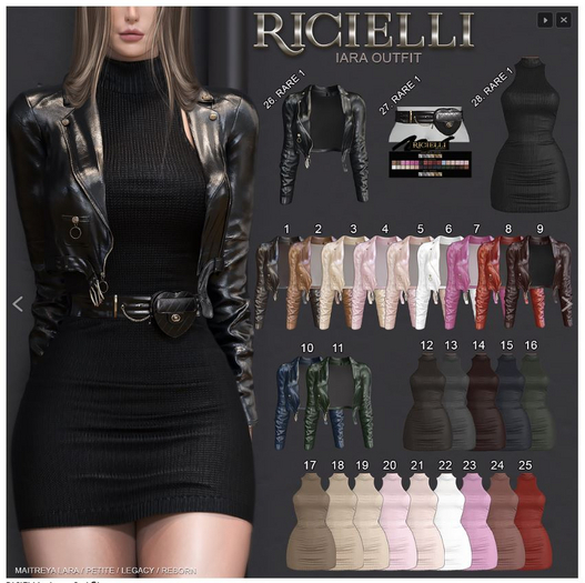 7. Ricielli - Iara Outfit / Legacy