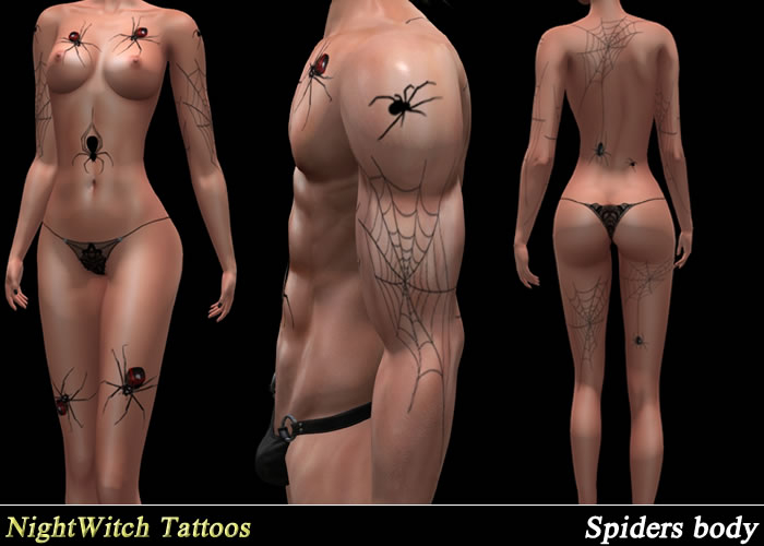 /N/ - Spiders tattoo - BOM