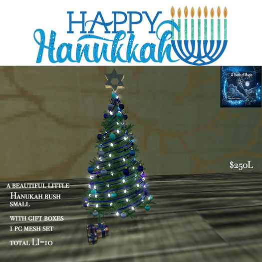 Hanukah Bush- Fancy Box LI=10