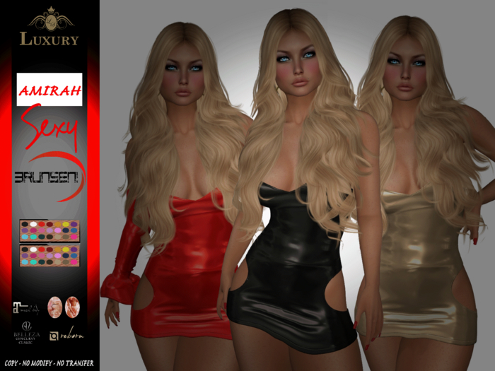 Brunsen Couture - Amirah Sexy Luxury Outfit Fatpack