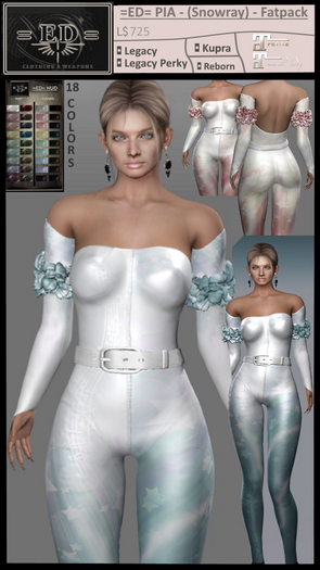 =ED= PIA - (SNOWRAY Fatpack) - [M,MP,L,LP,Reborn,Kupra]