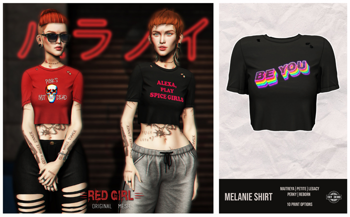 [RED GIRL] Melanie Shirt Be You - [add me]