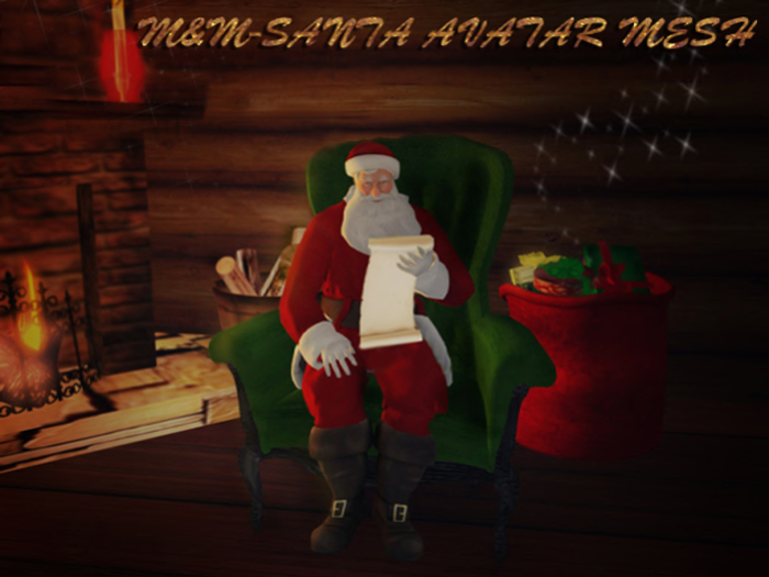 M&M STYLE-AVATAR SANTA CLAUS MESH-DIC22