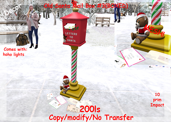 Old Santa Mail Box #3(BOXED)