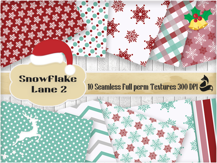 FF Snowflake Lane Seamless Textures 2