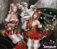 *The Mystic*Jolly Holly Top/Skirt Legacy  - RARE