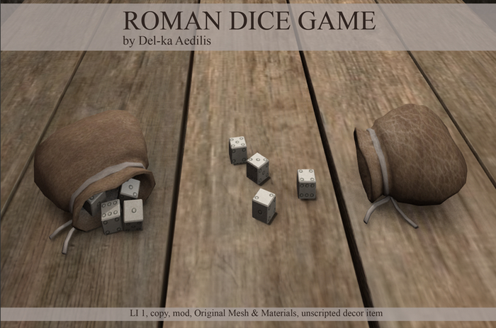 Roman Dice Game c,m