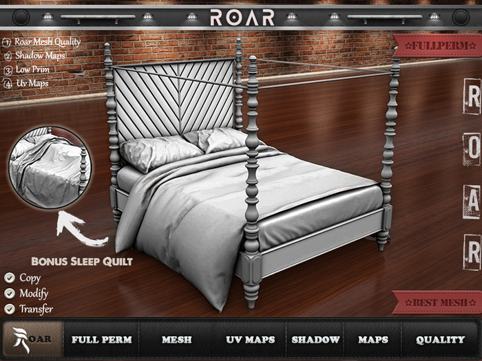 {::ROAR::} Fullperm Bed #2149