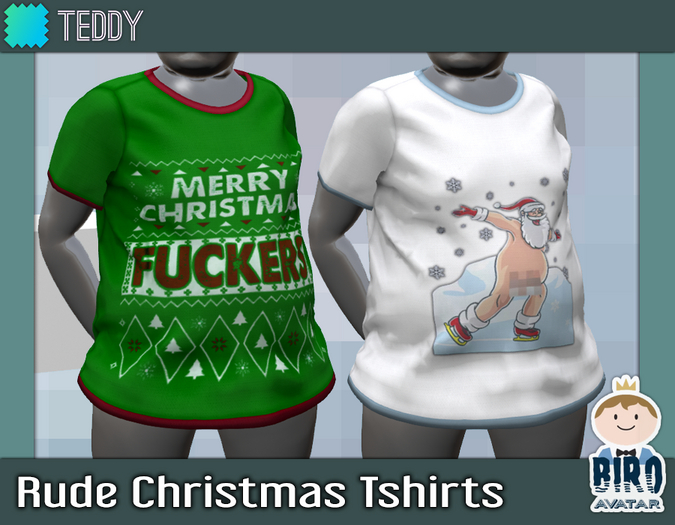 [TT] Biro Tshirts - Rude Christmas