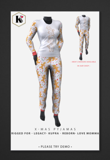 KARNA - Xmas Pyjamas Women Gingerbread