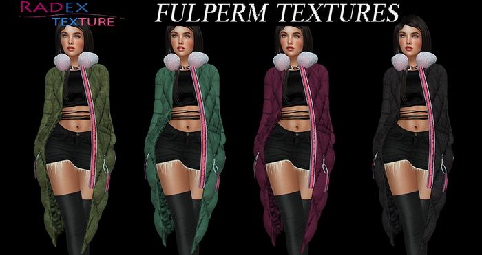 RADEX F.P.T. MI963577 Fur Trim Hooded Long Padded Winter Coat