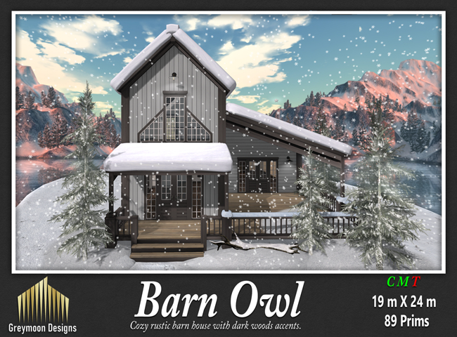 Greymoon Designs - Barn Owl Winter